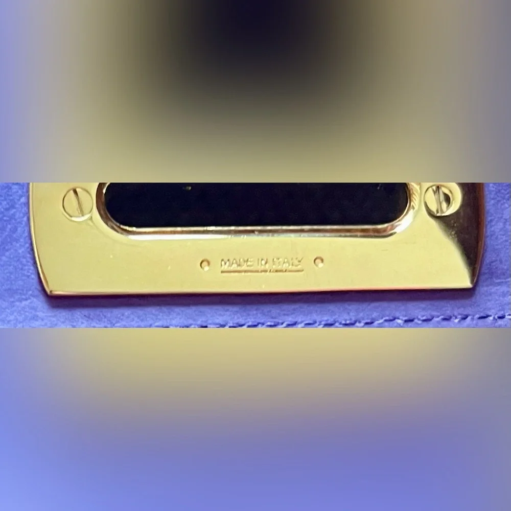 Authentic Salvatore Ferragamo Suede Purse - Picture 9 of 16